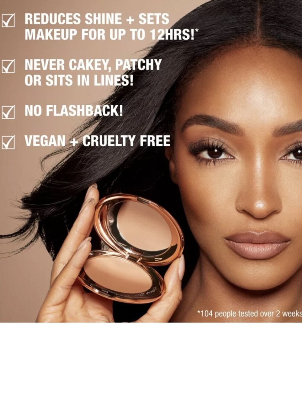 Charlotte Tilbury Airbrush Flawless Finish Smoothing Powder, 1 Fair, .28oz, NIB - Picture 6 of 11